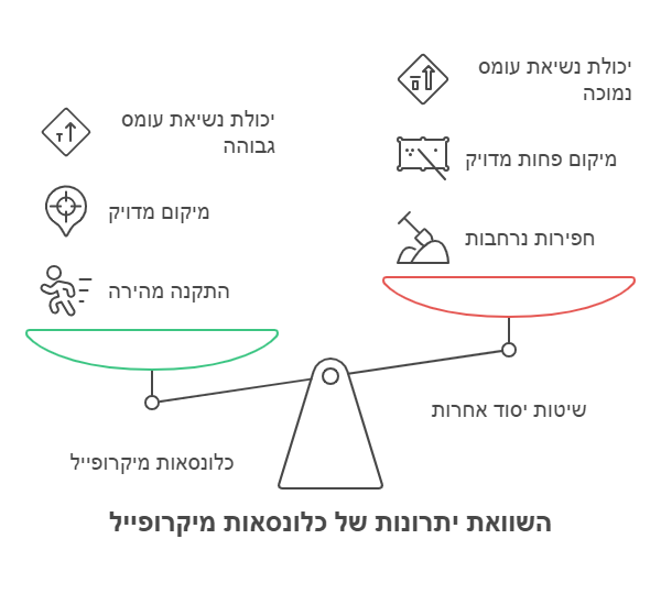 קידוח כלונסאות מיקרופייל