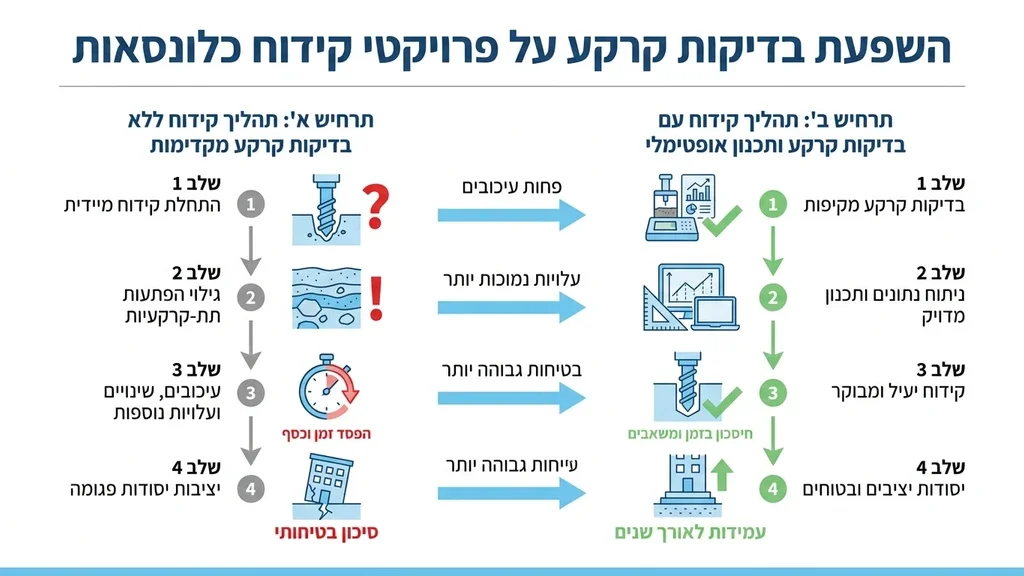 נוצר על ידי מודל בינה מלאכותית Gemini Pro מכונת קידוח מקצועית של היחידה לקידוח כלונסאות באתר בנייה